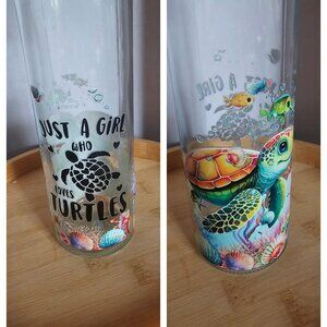 20 oz glass water bottle